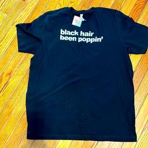 Canvas “Black Hair Experience” tshirt size XL NWT